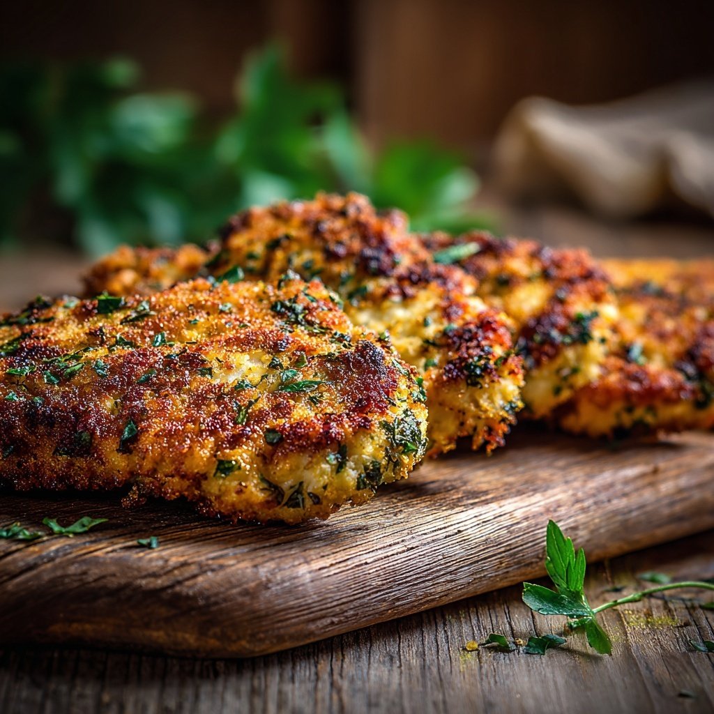 Gegrilltes Putenschnitzel Mit Kräuterkruste