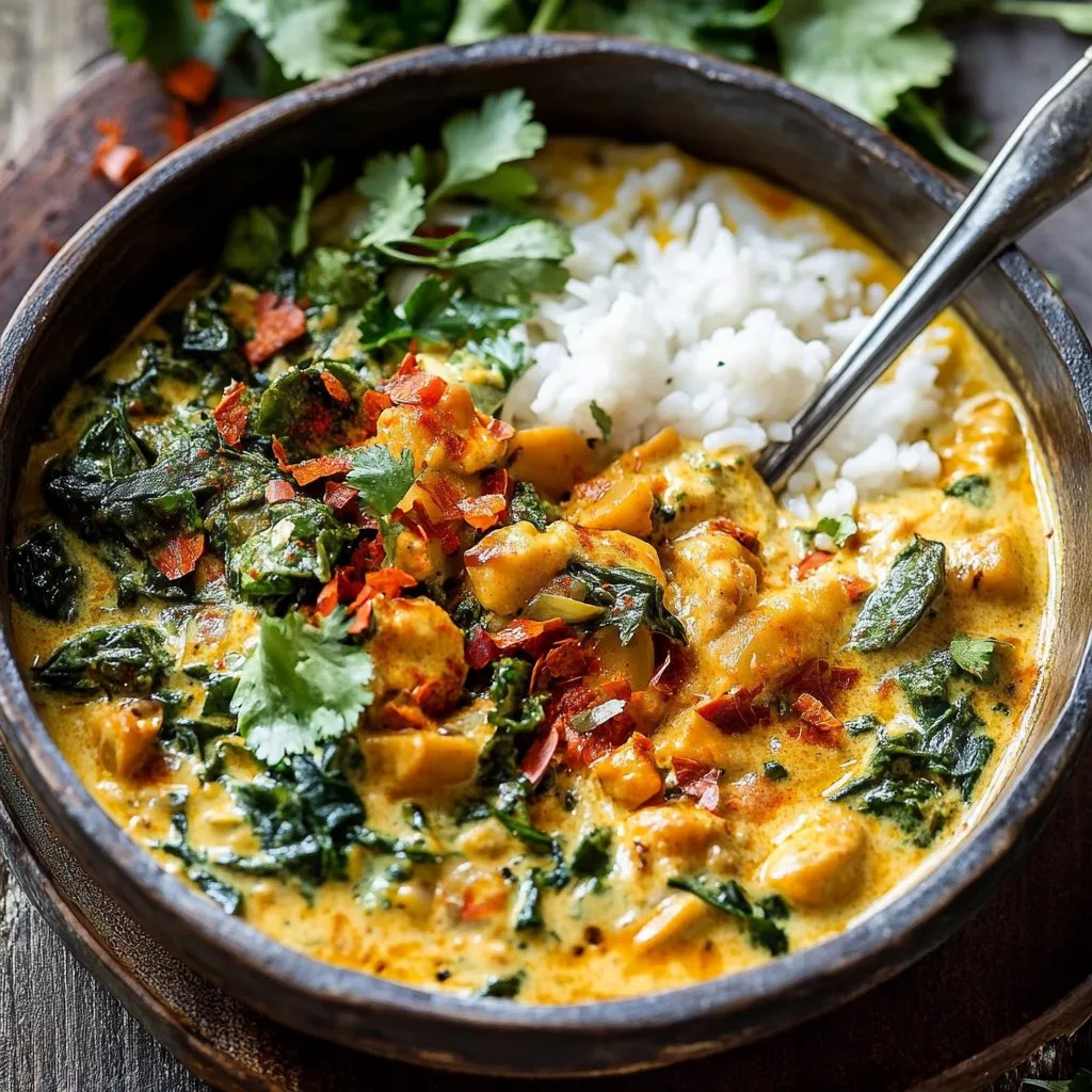 Veganes Grünkohl-Curry