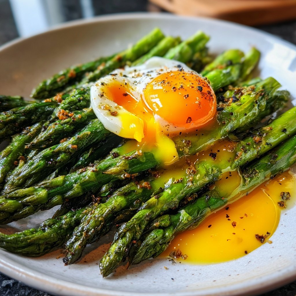 Grüner Spargel Mit Ei