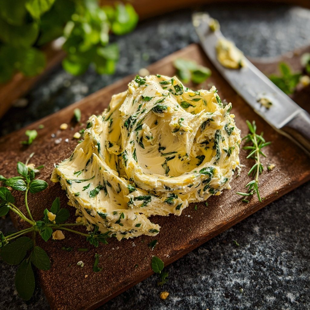 Kräuterbutter Mit Zitronen Abrieb
