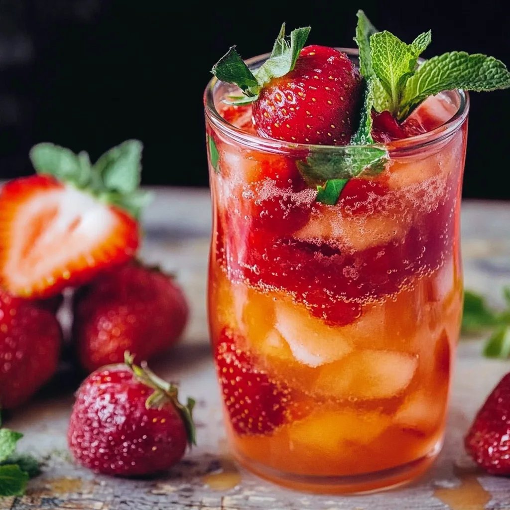 Erdbeerbowle alkoholfrei - besser als das Original