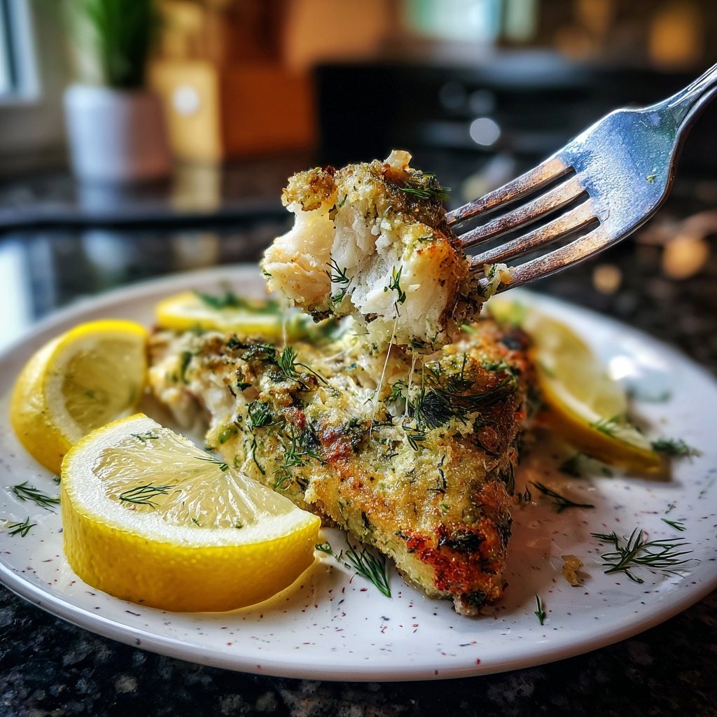 Kalorienarmes Fischgericht