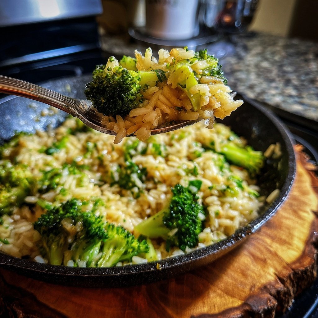 Brokkoli Reis Pfanne