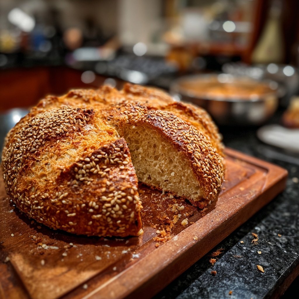 Zupfbrot Mit Sesam