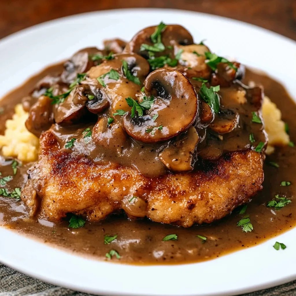 Jägerschnitzel (Schnitzel mit Mushroom Gravy)